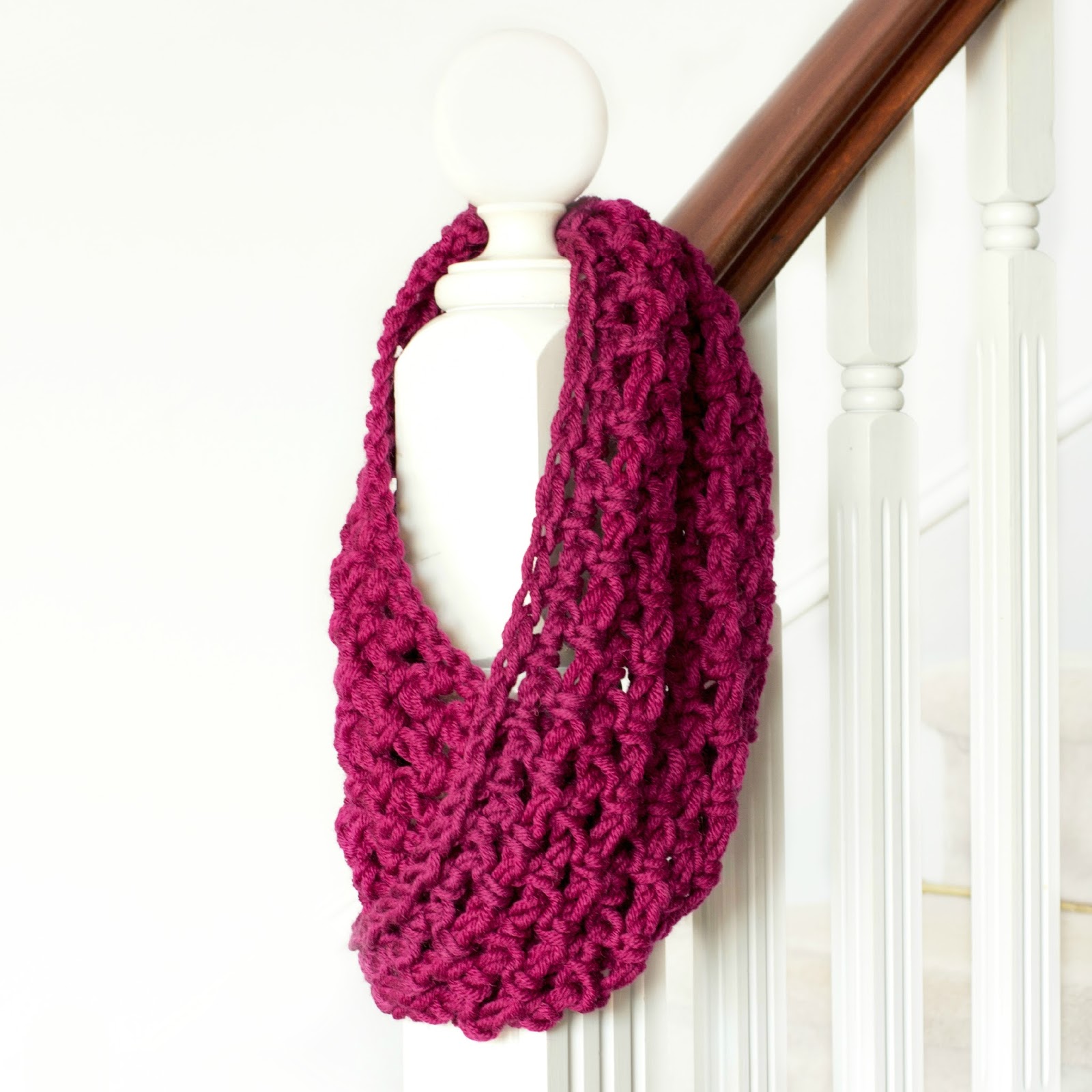 Hopeful Honey Craft, Crochet, Create: Basic Chunky Cowl ...