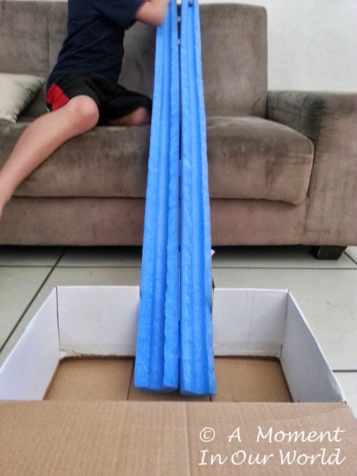 Pool Noodle Marble Run Simple Living. Creative Learning