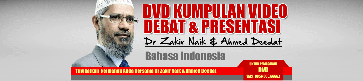 Jual DVD Zakir Naik Bahasa Indonesia Full 8 Keping