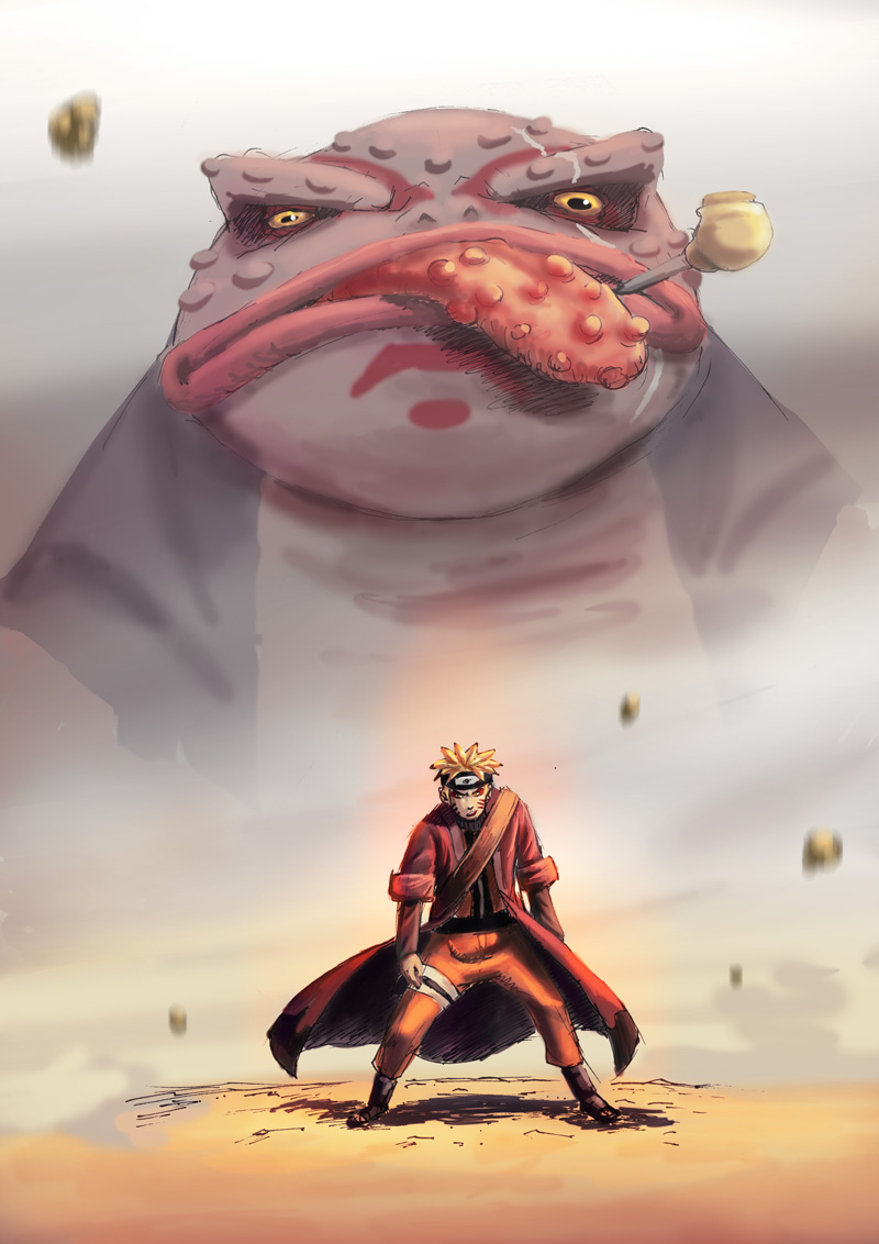 Naruto & Jiraiya Sage Mode | NARUTO STORY FROM KONOHA