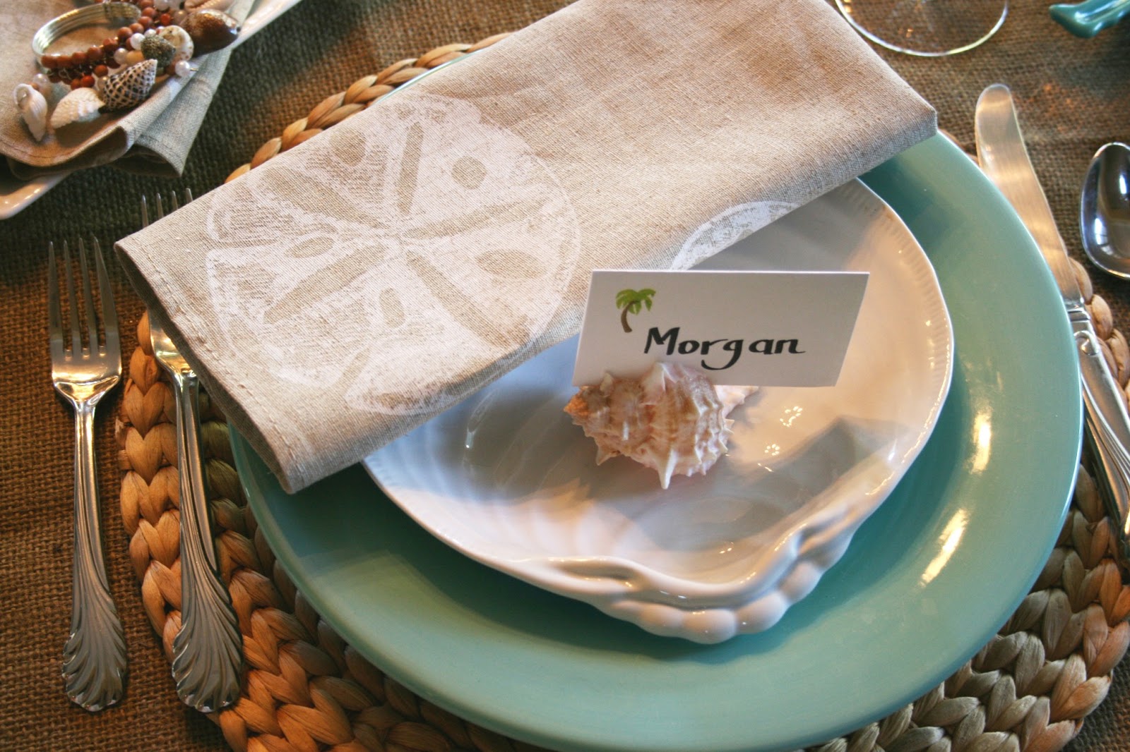 ciao! newport beach: beachy tablescape
