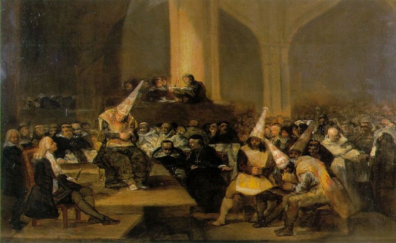 Resultado de imaxes para Tribunal Inquisición Chile