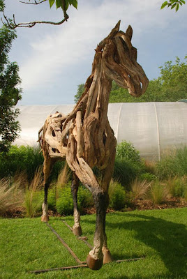 Beautiful recycled animals sculptures