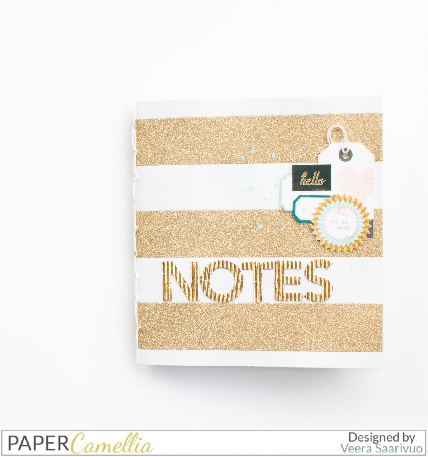 Notes little notebook with kit left overs Vtyylillä