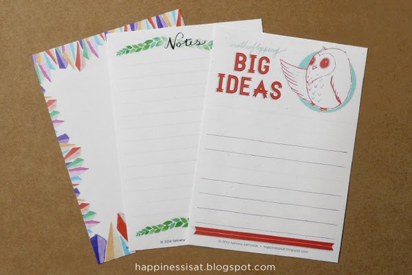 Stationery created by Happiness is - notepads