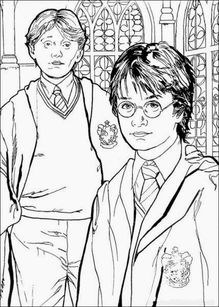harry potter rony e hermione jogos para crianças de pintar harry potter rony e hermione jogos para crianças de pintar