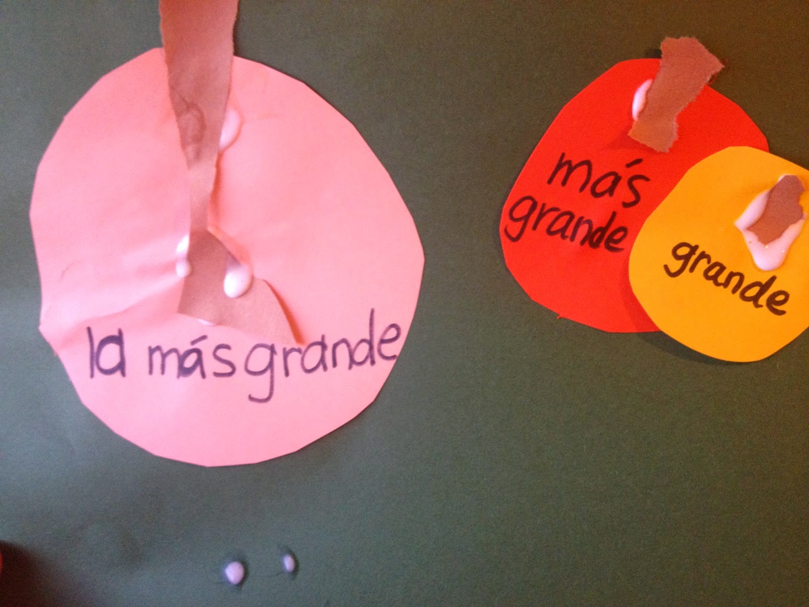 Size Ordering in Spanish with Pumpkins // Ordenar por tamaño con