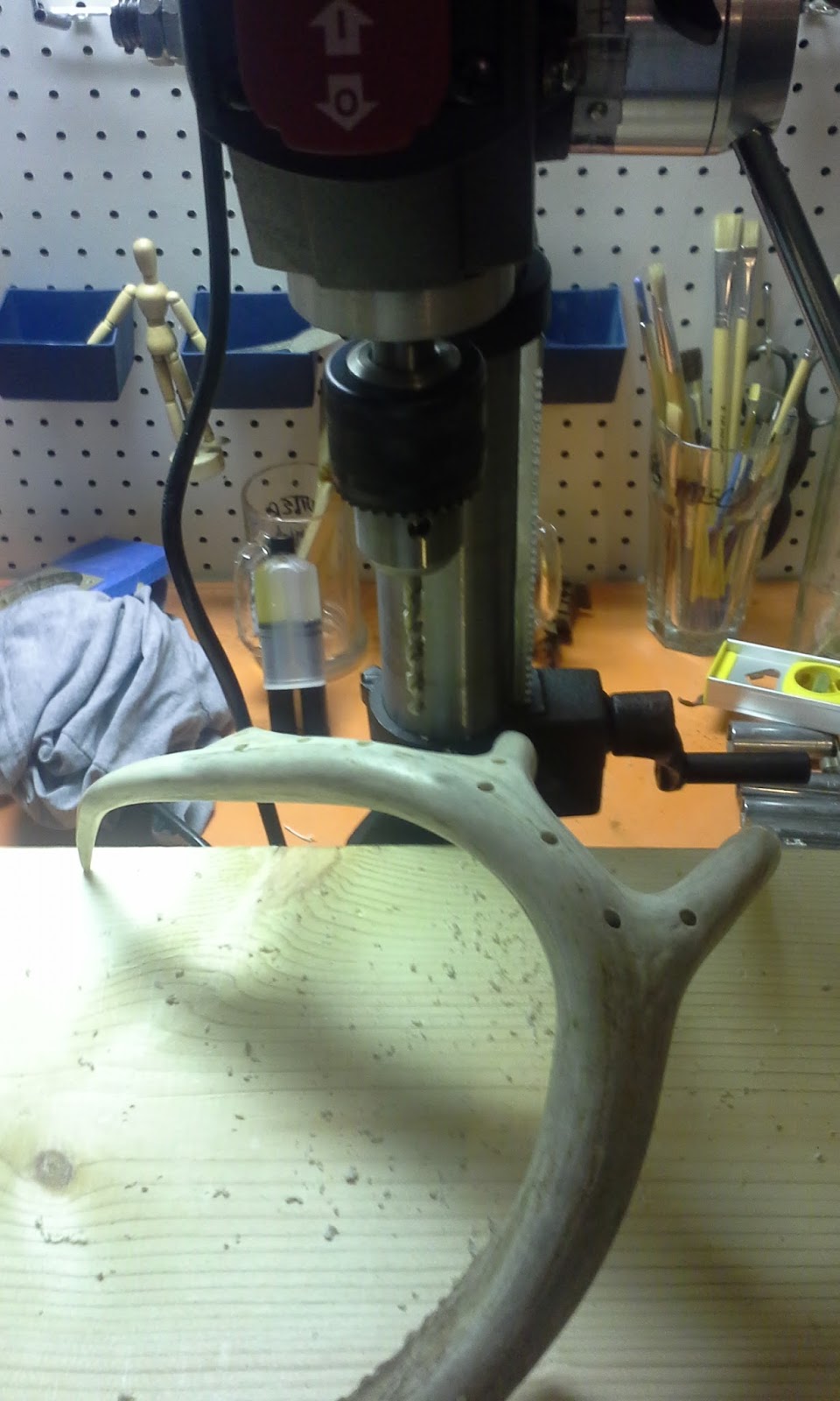 The Show Me Fly Guy Deer Antler Fly Tying Tool Holder