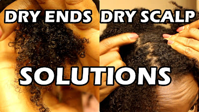 Dealing with DRY Ends and Scalp (Natural Hair Care)