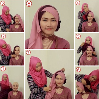 Tutorial Hijab Kebaya Simple Tutorial Hijab Kebaya Simple