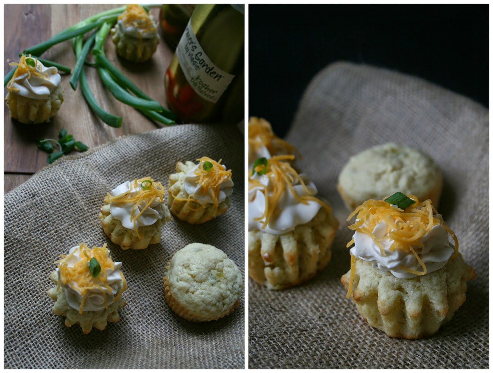 Annie à la Mode Savory Bread & Butter Pickle "Cupcakes"