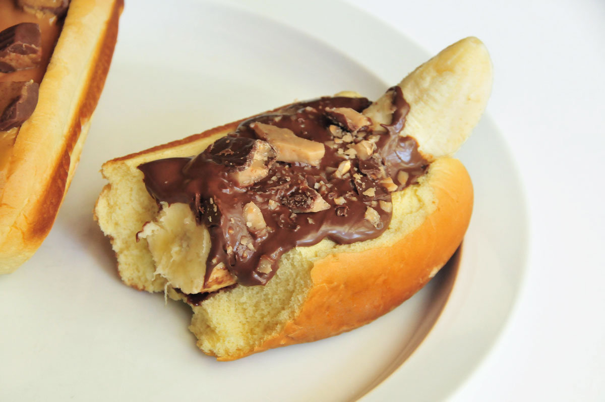 So, I make stuff Banana Dogs