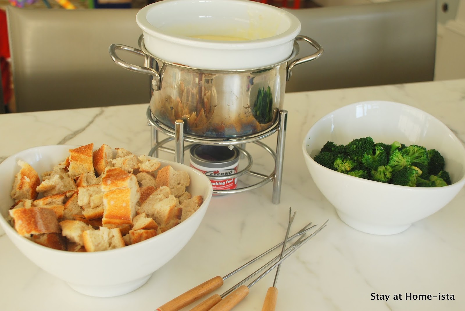 Stay at Homeista Easy Cheese Fondue