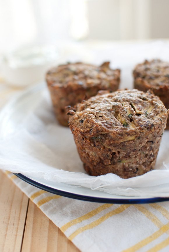 Scandi Home Grainfree, sugarfree zucchini minicakes with mint yoghurt