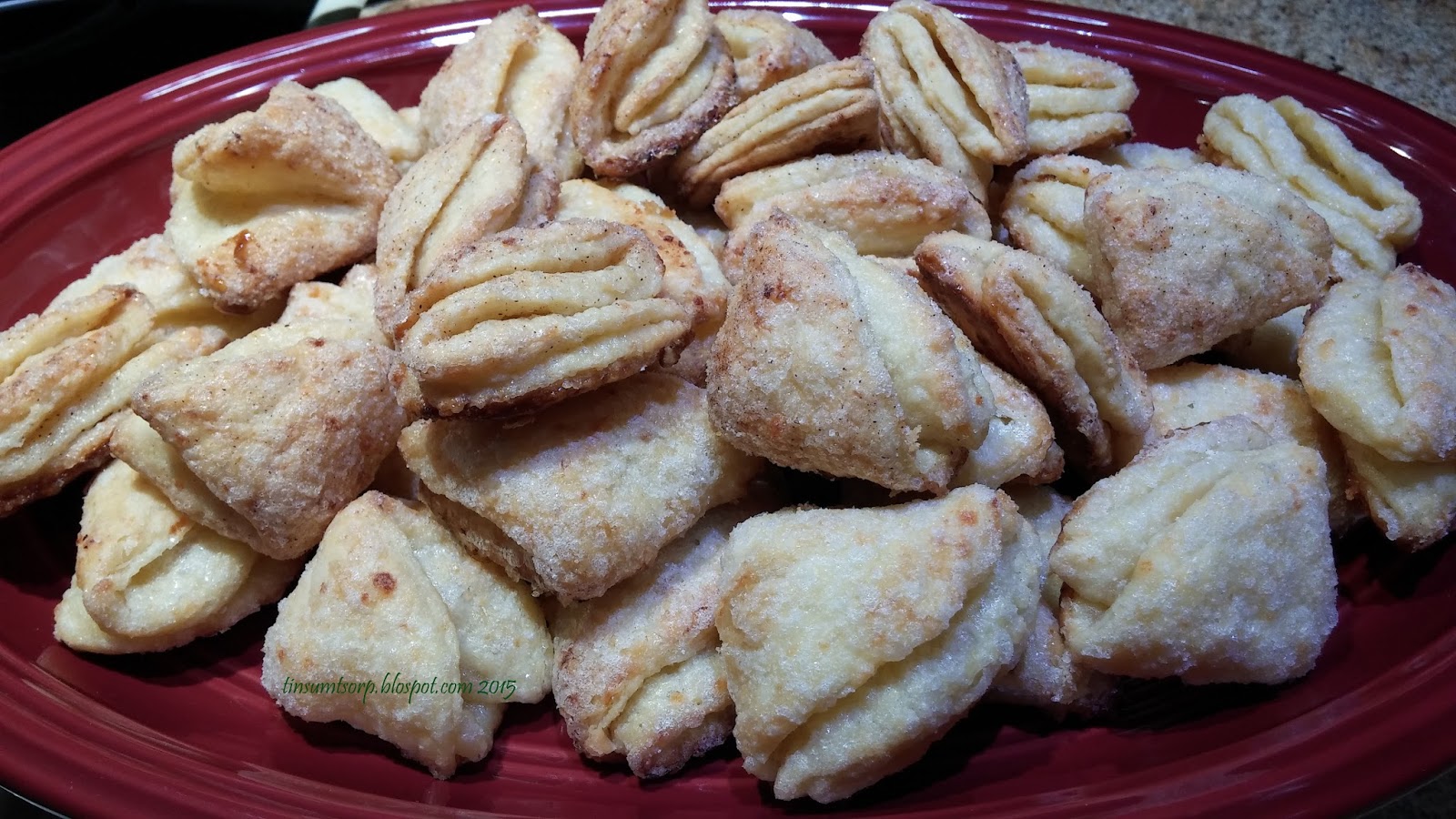 In My Kitchen 3C's or Folded Cottage Cheese Sugar Cookies