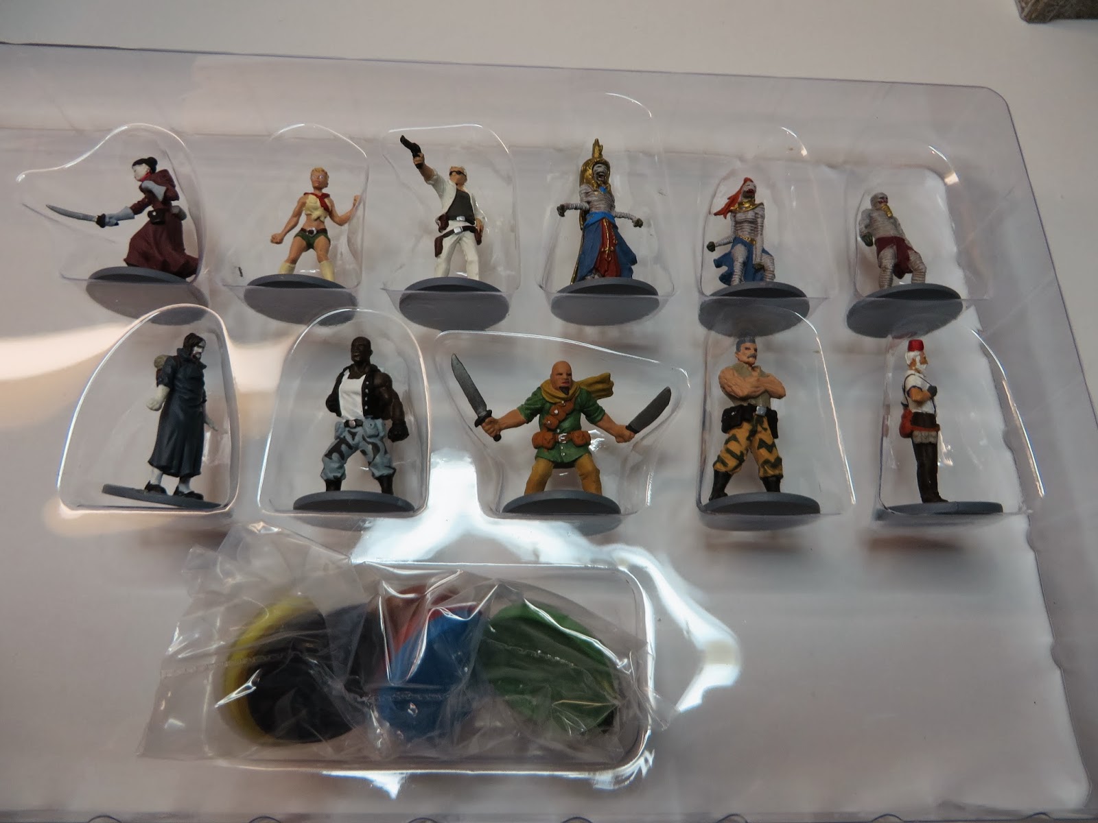 Real Minis The Adventurers pyramid of Horus pre painted minis