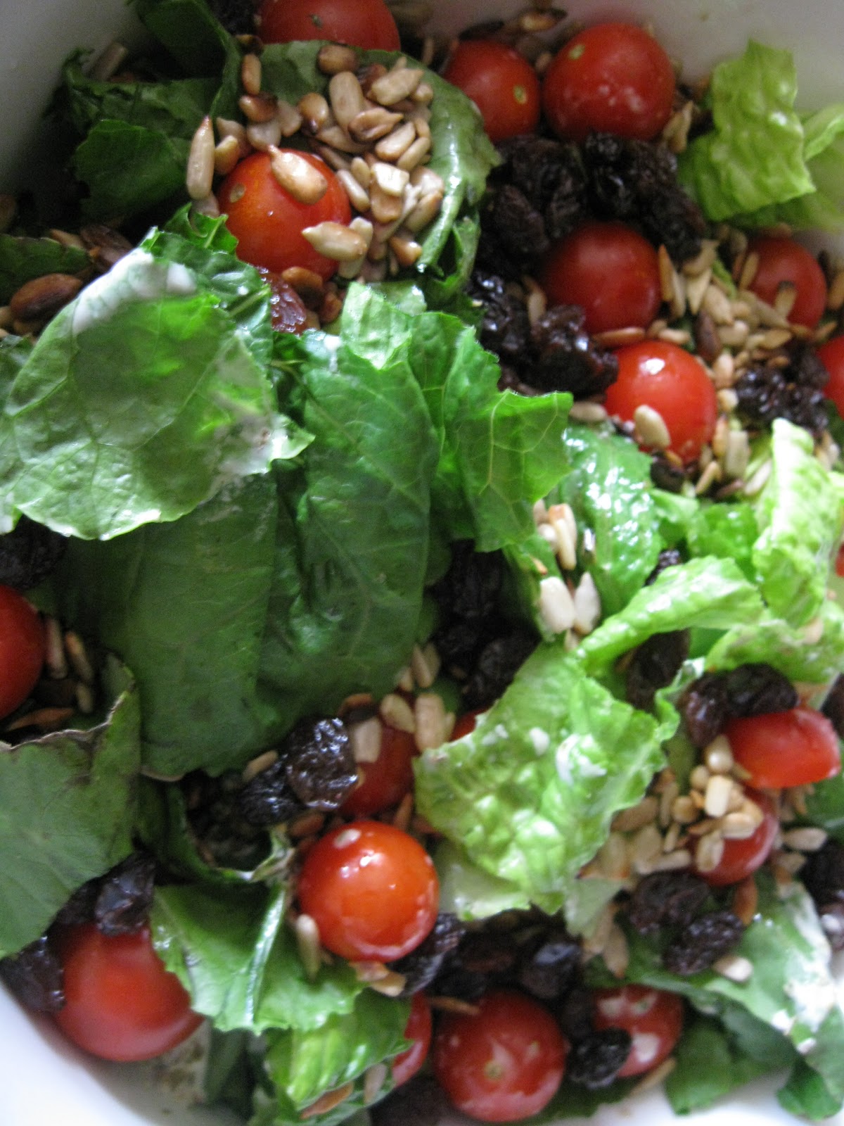 Go Plant Yourself!! Roasted Sunflower Seed Green Salad