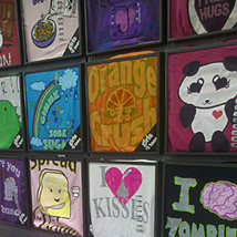 Innovative Displays for T-Shirts