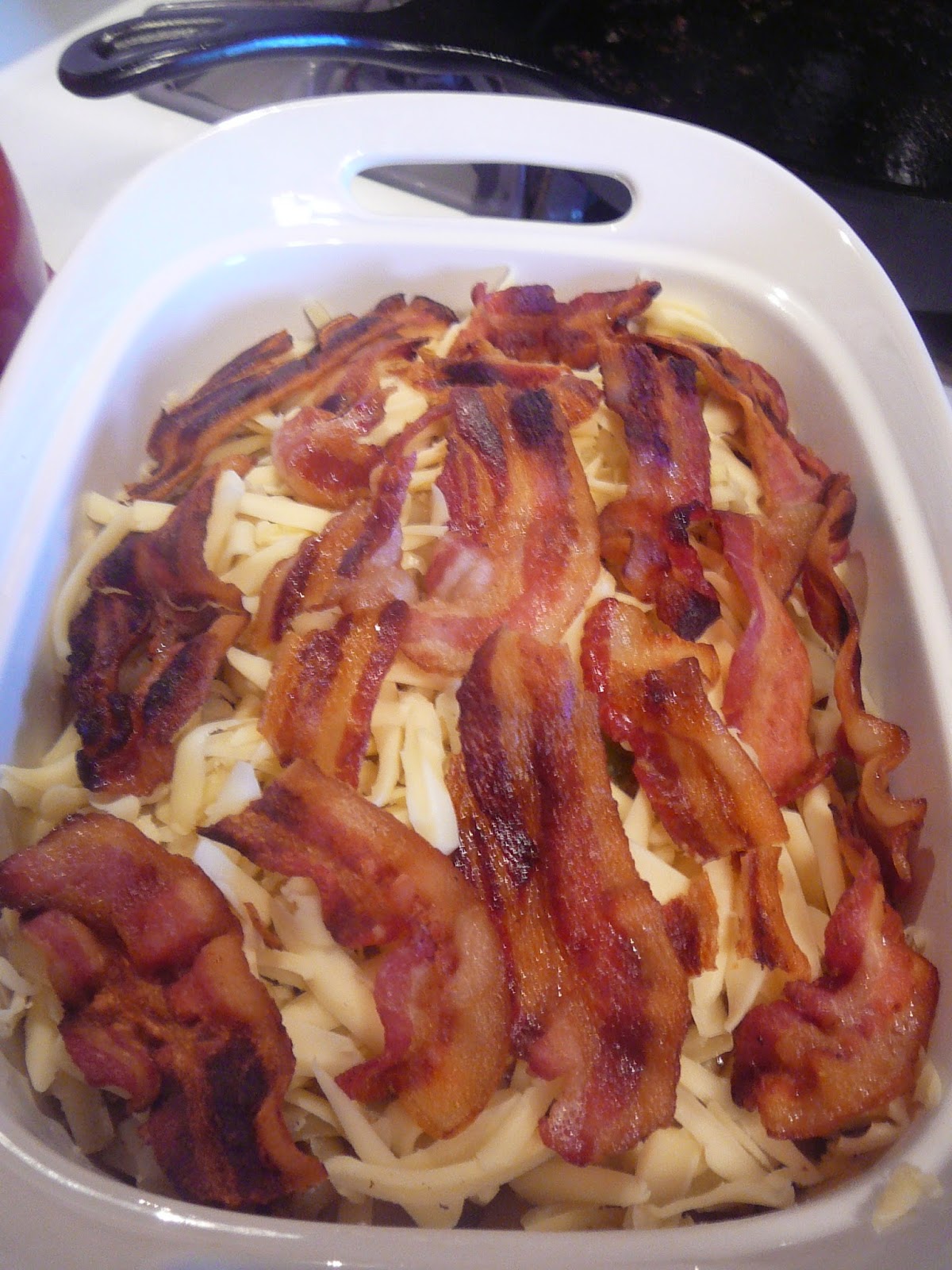 The Hidden Pantry Hash Brown Casserole with Broccoli Raisin Salad and