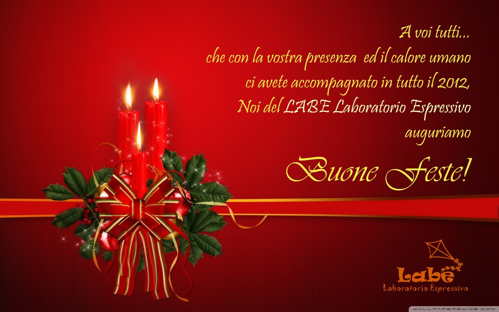 LABE Laboratorio Espressivo: Auguri di Buone Feste!!!