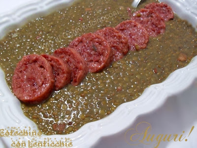 Cotechino con lenticchie©LinaOggivicucinocosi