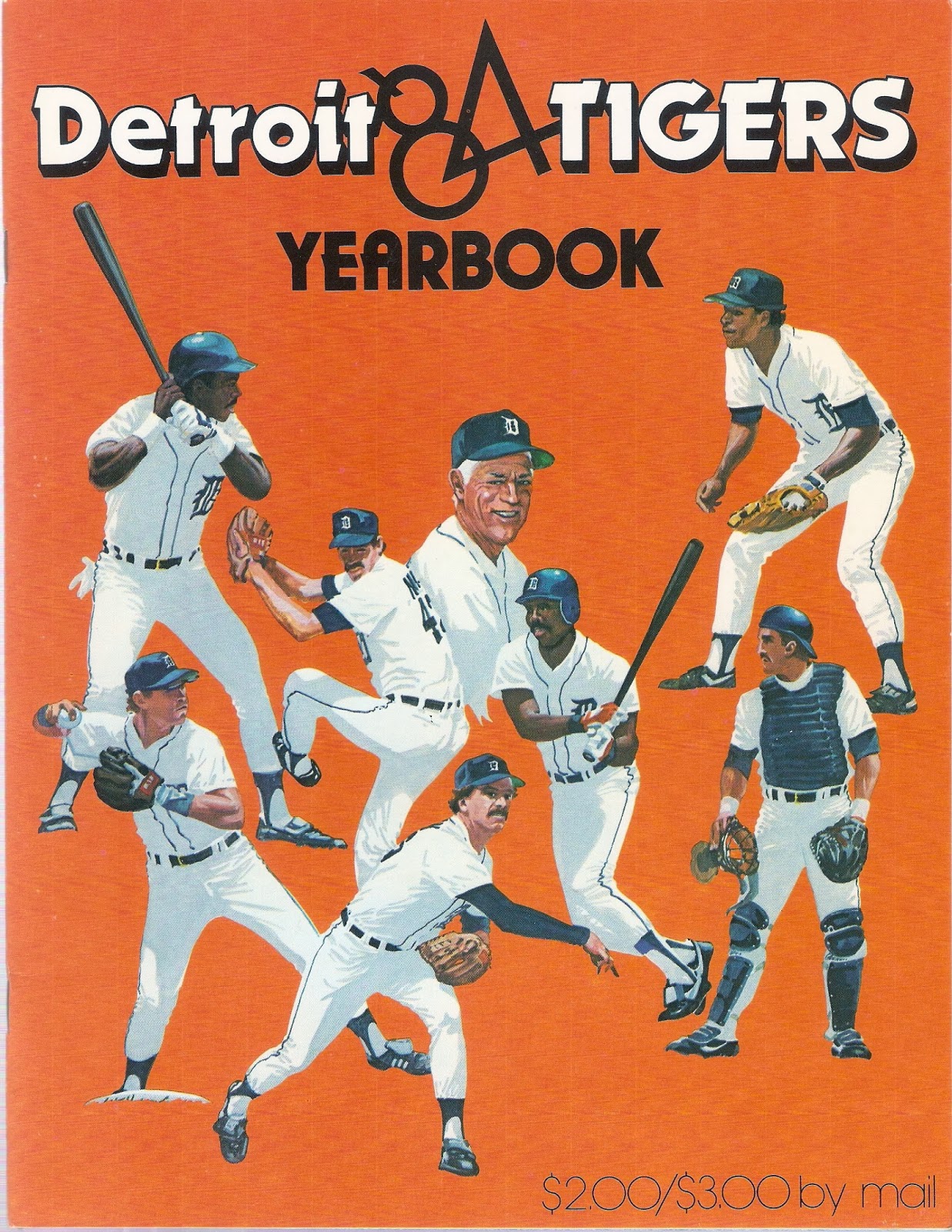 Baseball Programs 1984 Detroit Tigers