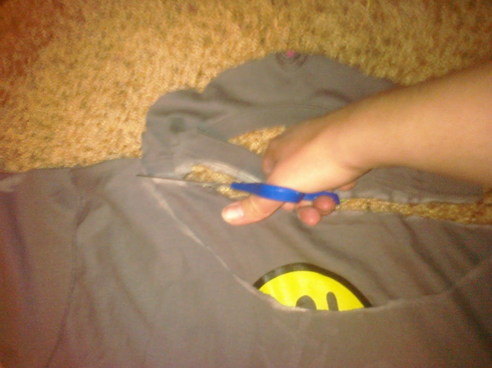 Cutting a Zumba Shirt