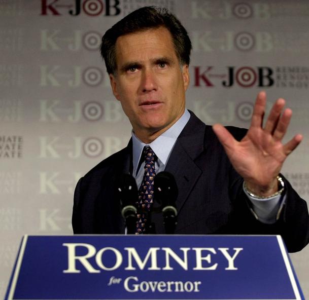 Chatter Busy Mitt Romney Massachusetts Governor Term
