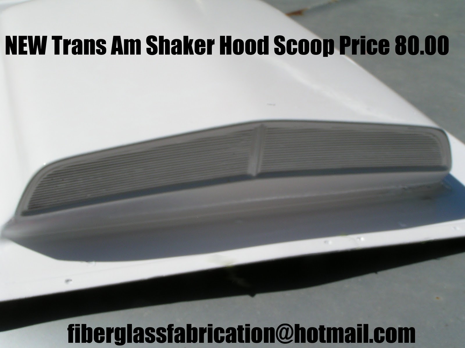 Pontiac Trans Am Shaker Scoops Pontiac Trans Am Shaker Hood Scoops NEW 80.00