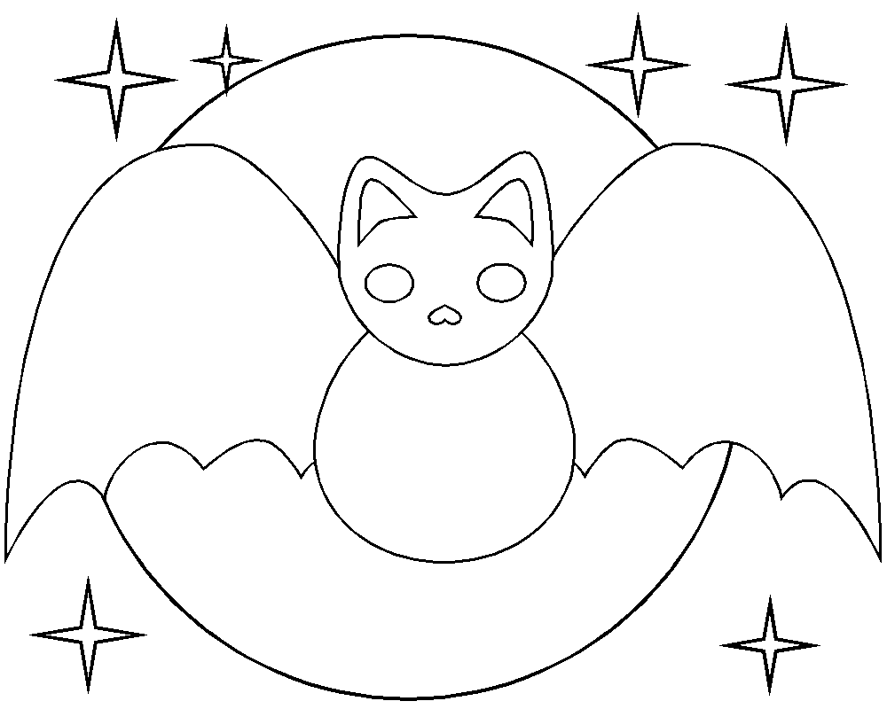 Baby Bat Coloring Pages To Printable | Kids Coloring Pages