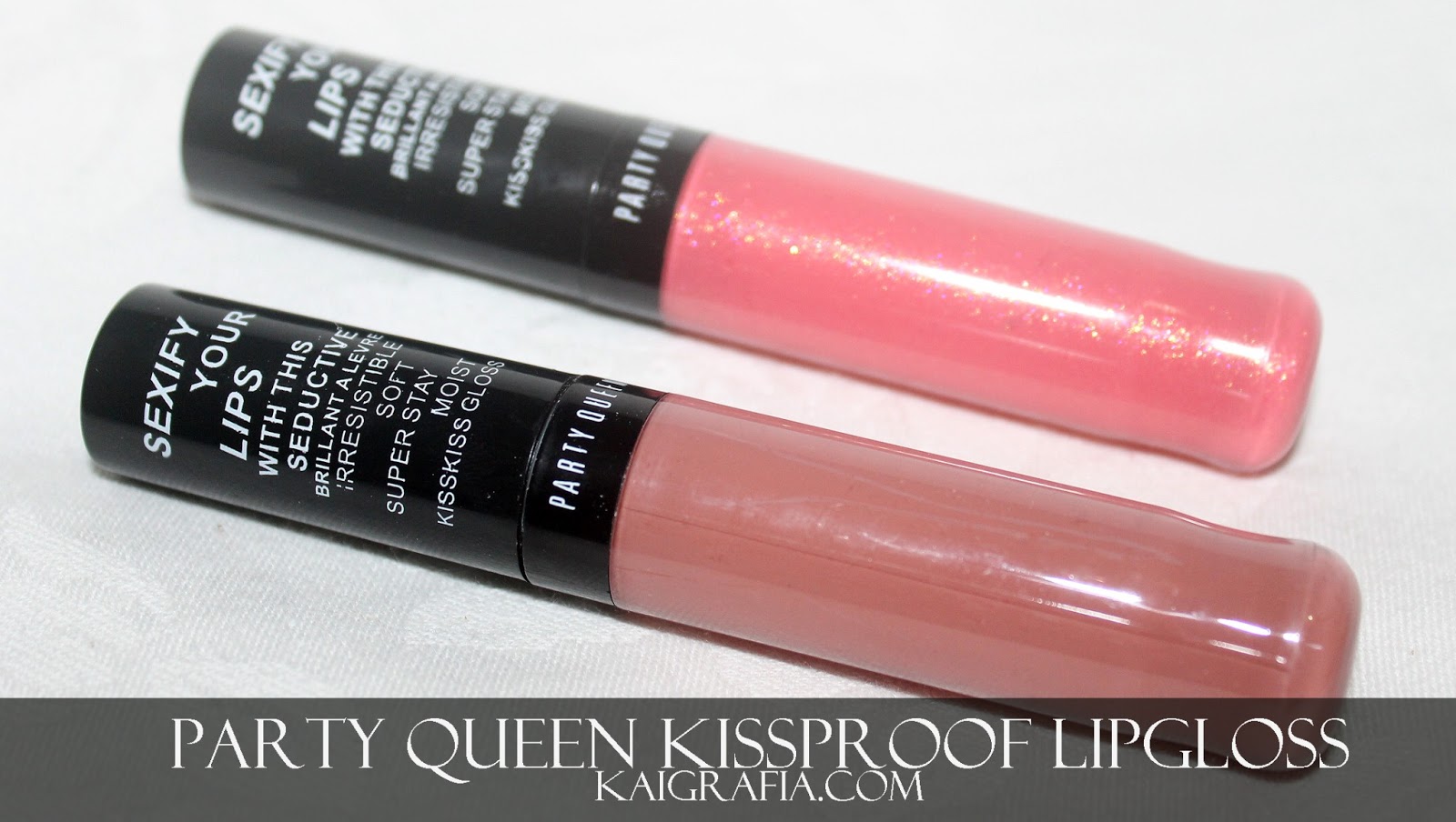 Party Queen Kissproof lipgloss affordable makeup review