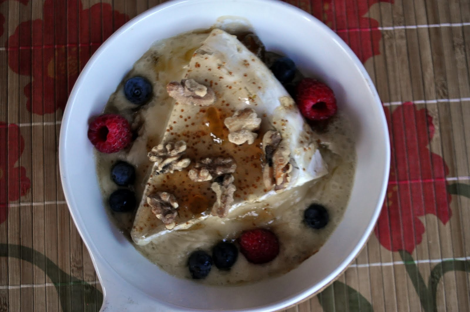 Baked Camembert with Fig Jam and Walnuts The Hathi Cooks