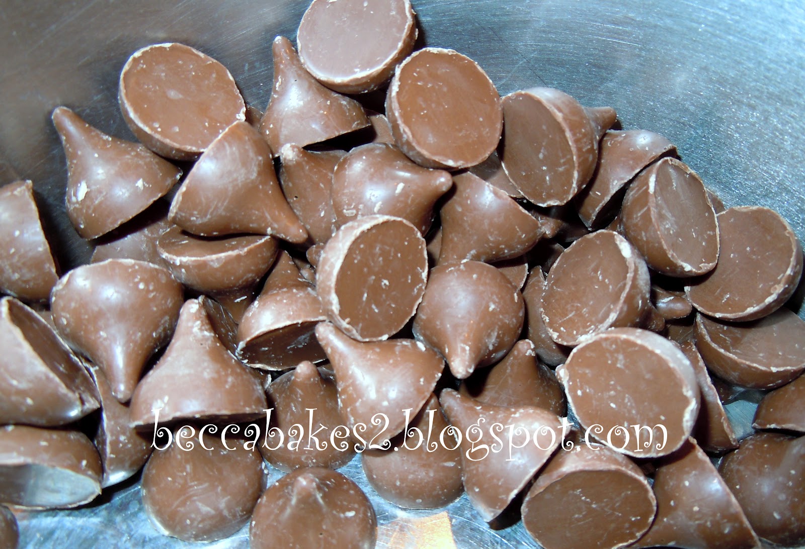 Becca Bakes: Hershey's Kisses don't melt well, fact.