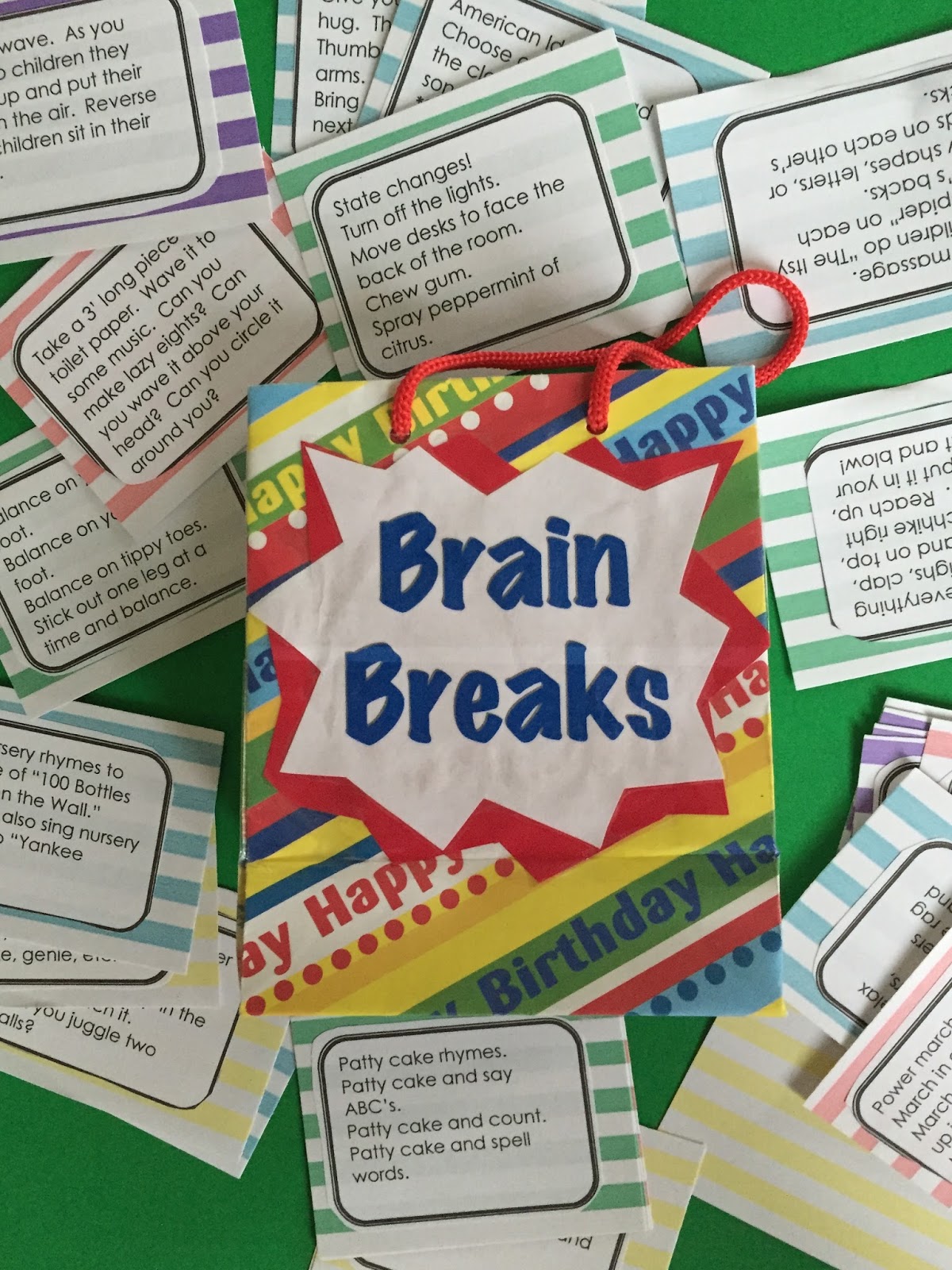 What are some good brain break activities?