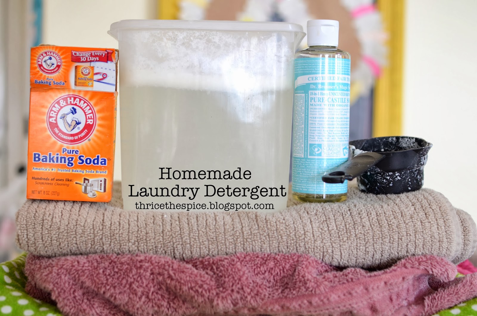 ThriceTheSpice: Homemade Laundry Detergent
