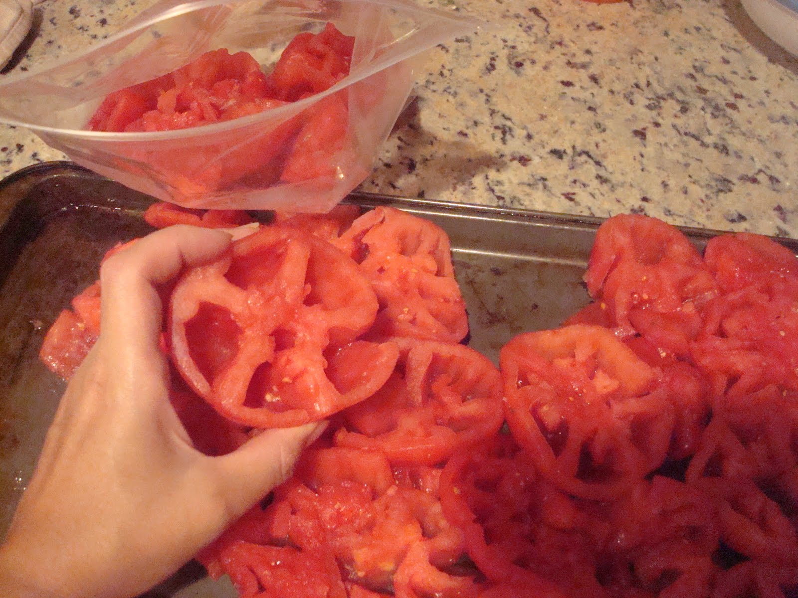 This Little Kitchen Freezing Food Tomatoes & Tomato Juice