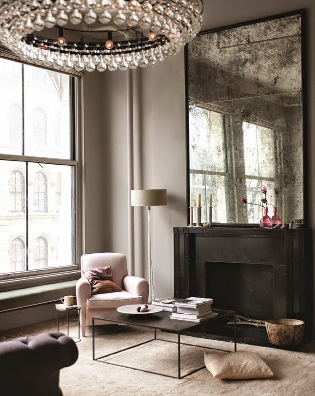 Appartement chic luminaires Ochre Seventeen doors via Nat et nature