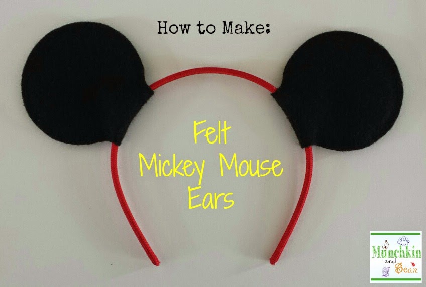 Munchkin and Bean Felt Mickey Mouse Ears