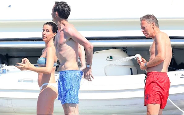 Princess Marie of Denmark and Prince Joachim of Denmark are seen on June 8, 2015 in Ibiza, Spain.