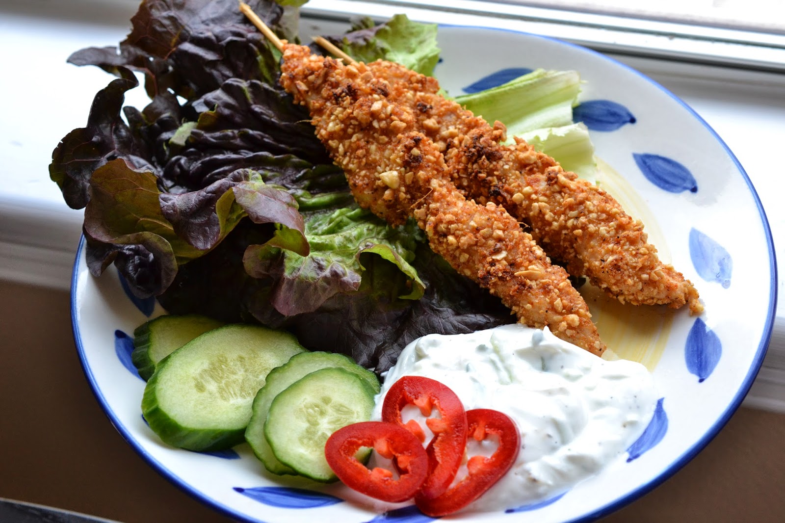 Jenzilla dishes Spicy Peanut Chicken Kebabs are Delicious.