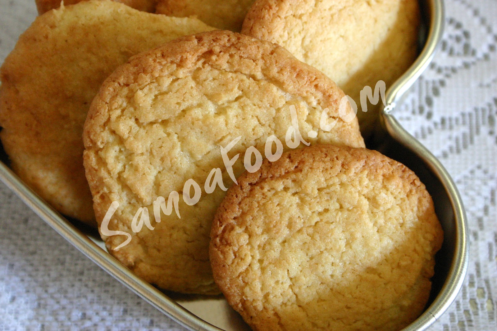 Samoa Food Coconut Cookies