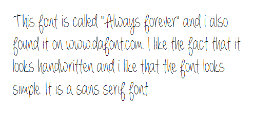 Siobhan S College Work Always Forever Font