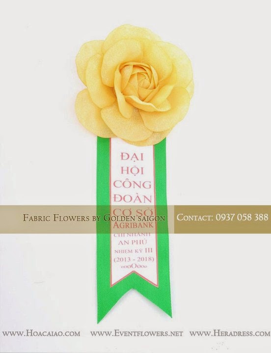 Hoa cài áo cho đại biểu tham dự hội nghị, sự kiện, event - 46