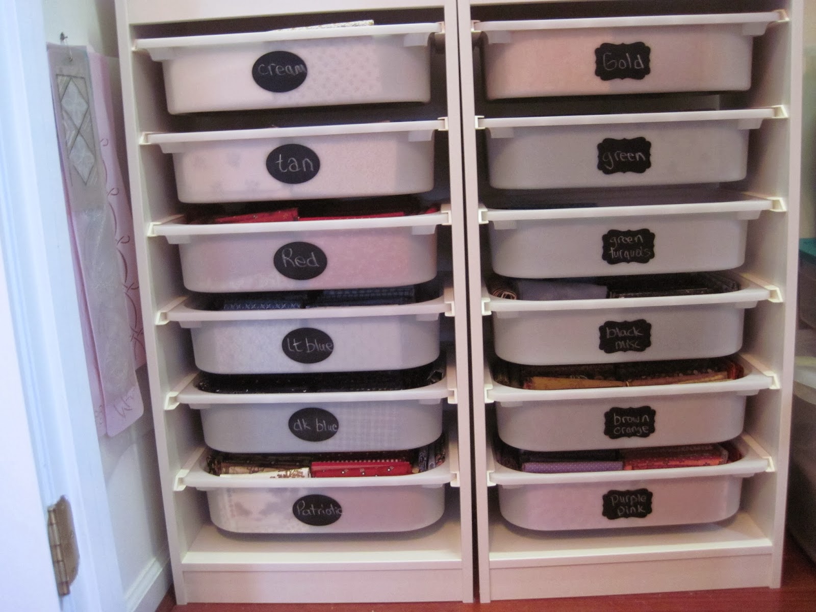 The Patriotic Quilter New Fat Quarter Storage