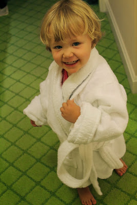 Four Seasons Ireland kids bathrobes