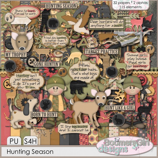 BoomersGirl Designs "Hunting Season" Digital Kit
