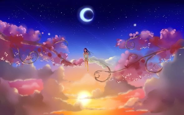 Fantasia, surrealismo e lirismo nas ilustrações de Chibionpu Chibionpu Nicole deviantart ilustrações fantasia surreal meiga sonhos