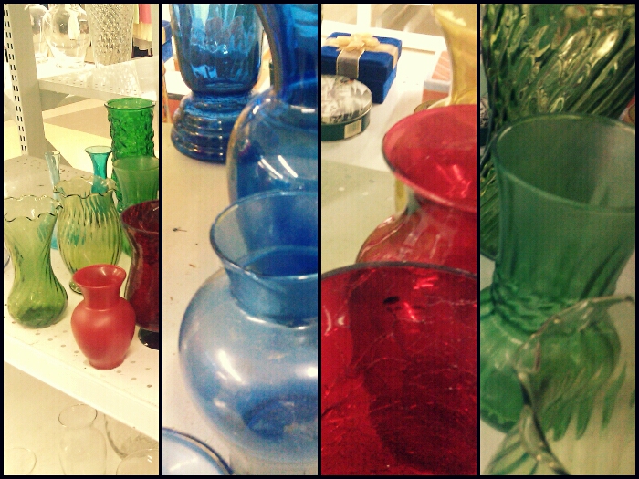 Occupation Housewife Thrift Store Glassware & DIY Table Decorations