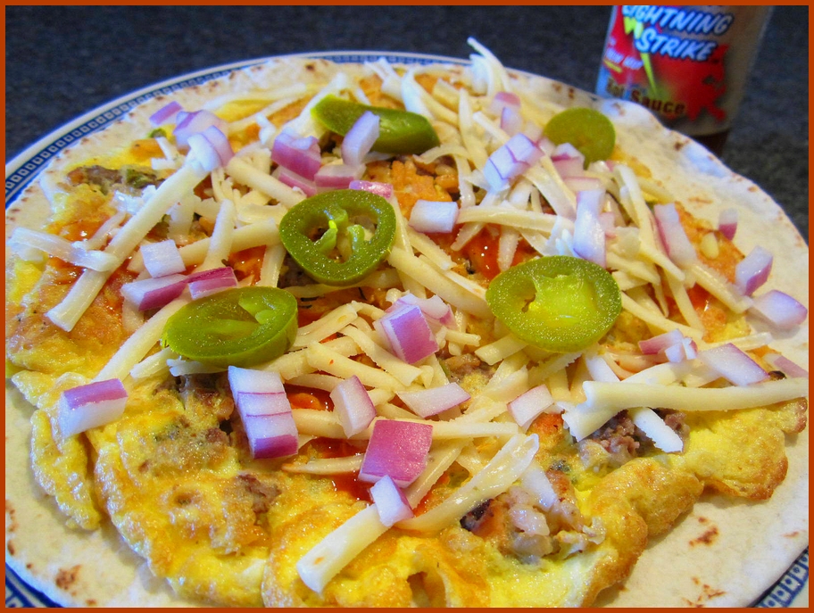 Fat Johnny's Front Porch Dirty Meatball Breakfast Burrito