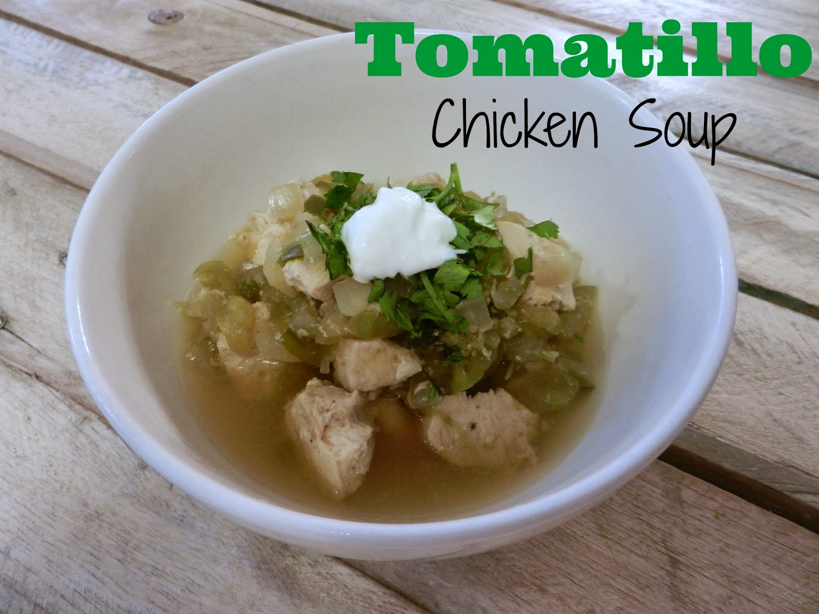 A Busy Mom's Slow Cooker Adventures Tomatillo Chicken Soup GlutenFree